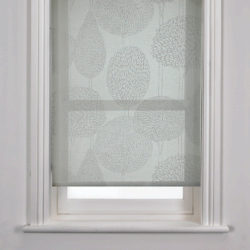 Harlequin Silhouette Sheer Roller Blind, White